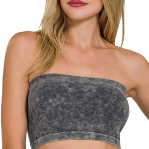Zenana Outfitters Gray Bandeau
